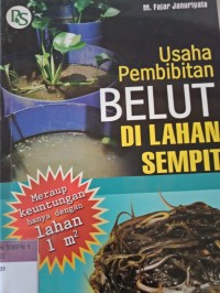 USAHA PEMBIBITAN BELUT DI LAHAN SEMPIT