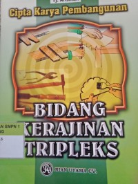 Cipta Karya Pembangunan Bidang Kerajinan Tripleks