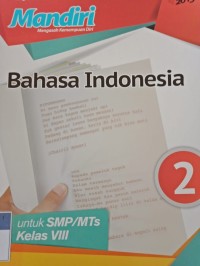 MANDIRI BAHASA INDONESIA KELAS VIII