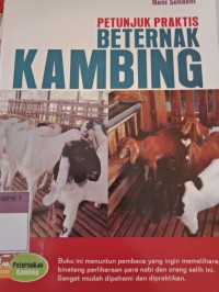 PETUNJUK PRAKTIS BETERNAK KAMBING
