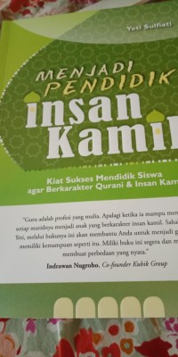 MENJADI PENDIDIK INSAN KAMIL