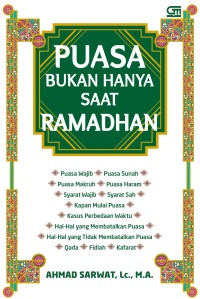 PUASA BUKAN HANYA SAAT RAMADHAN